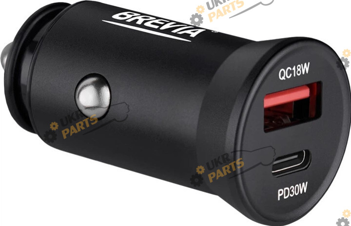 Зарядное устройство Brevia DualCharge 30W Type-C (46030CAB)