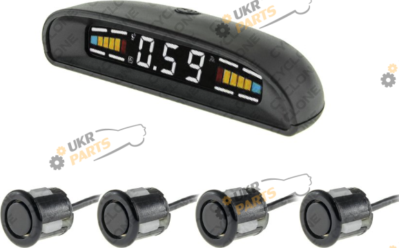 Парктроник Cyclone SQ 4D black 4 датчика (SQ-4D black)