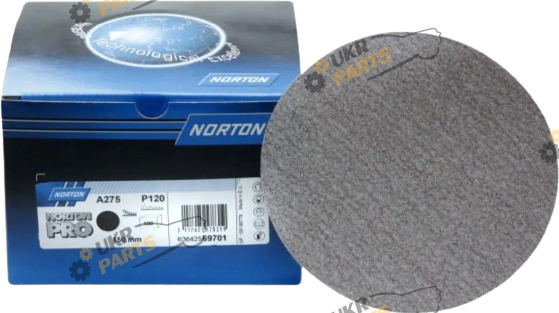 Шлифовальный круг лепестковый Norton Pro-A275, Ø= 150 мм, Р 320, наждачный на липучке (70V632)