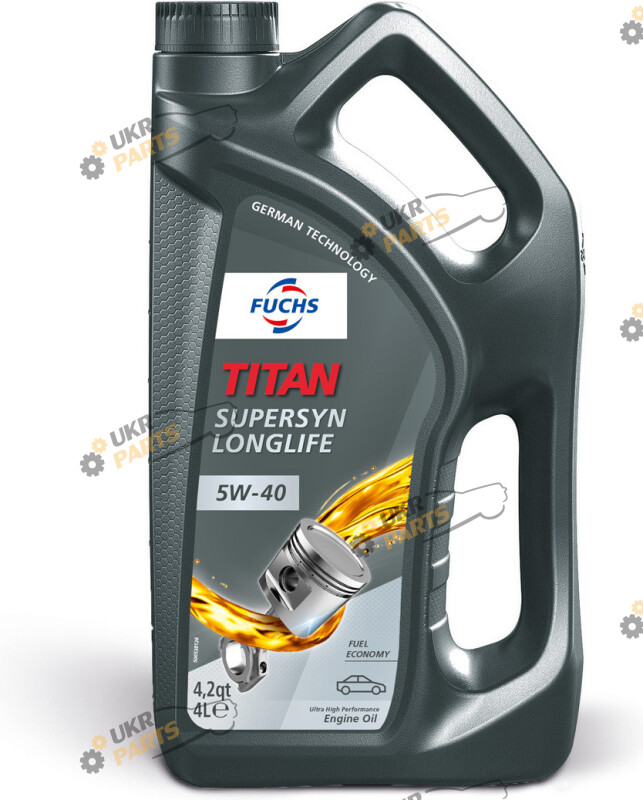 Моторное масло Fuchs TITAN SUPERSYN LONGLIFE 5W-40 4 л (600721954)