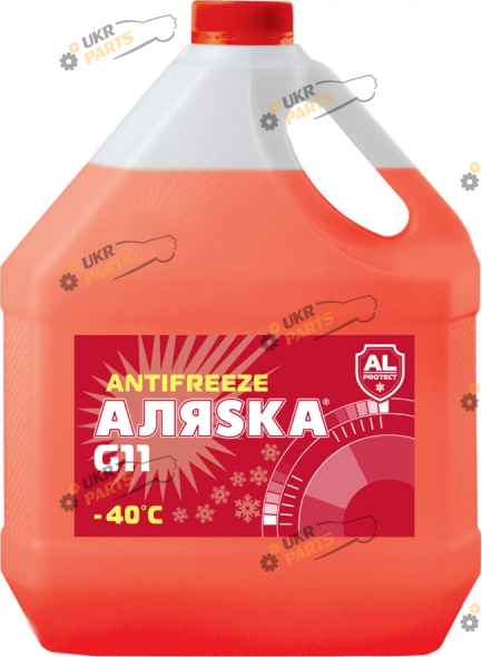 Антифриз АЛЯSКА LONG LIFE G12+ красный 3 л (3517)