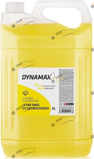 Жидкость омывателя готовая летняя Dynamax SUMMER LEMON 5 л (502017)