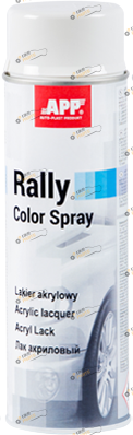 Аэрозольная краска APP Rally Color Spray белый 500 мл (52095)