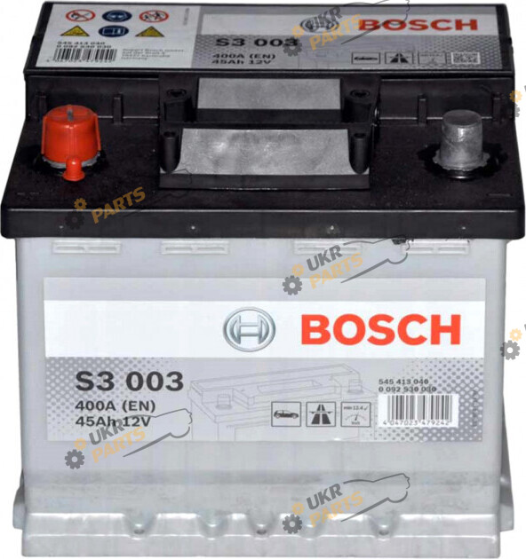 Автомобильный аккумулятор Bosch 6СТ-45 Euro 400 А 45 Ач (0092S30021)
