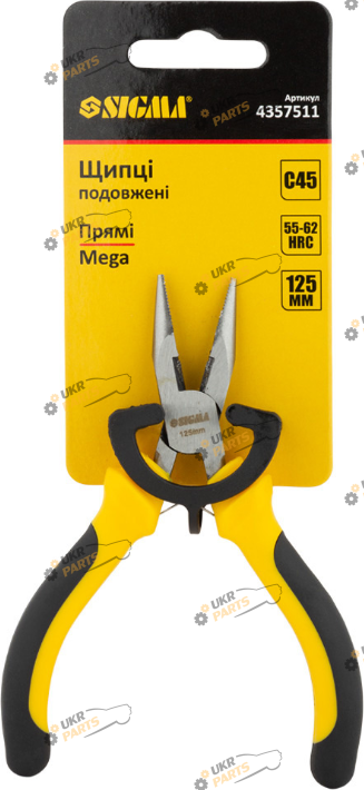 Длинногубцы Sigma прямые Standart 125 мм (4357511)