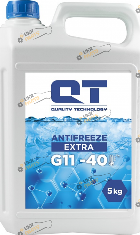 Антифриз QTech EXTRA -40 G11 G11 синий 5 л (QT543405)