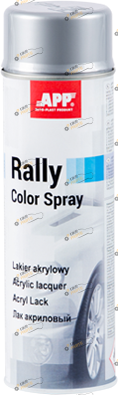 Аэрозольная краска APP Rally Color Spray серебристо-серая 600 мл (52097)