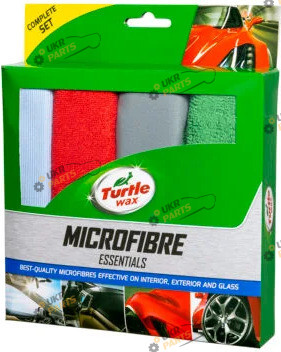 Микрофибровая салфетка для пластика Turtle Wax 4 шт 30 х 40 см (X9314)