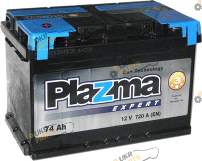 Автомобильный аккумулятор Plazma Expert 6СТ-74 Euro 74 Ач (574 63 04)