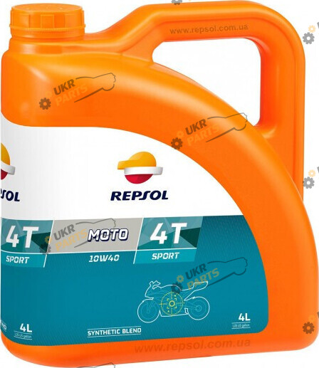 Моторное масло Repsol RP MOTO SPORT 4T 10W-40 4 л (RP180N54)