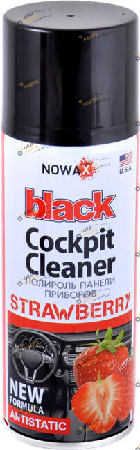 Полироль для торпеды NOWAX Black Cockpit Cleaner 0.2 л (NX00204)