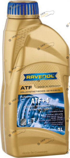 Масло трансмиссионное Ravenol ATF+4 Fluid 1 л (4014835732117)