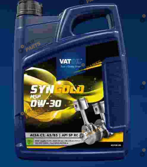 Моторное масло Vatoil SynGold MSP 0W-30 5 л (50939)