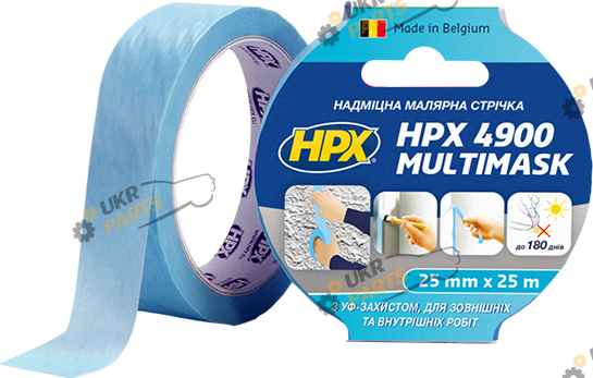 Малярная лента Hpx 4900 MULTIMASK 25 м / 25 мм (EW2525)