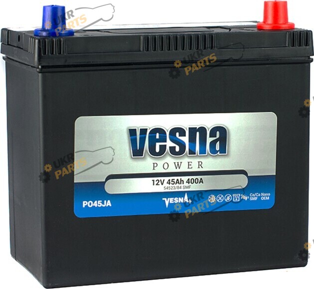 Автомобильный аккумулятор Vesna NEW!!!! Japan Euro(0) 45 Ач (415645)