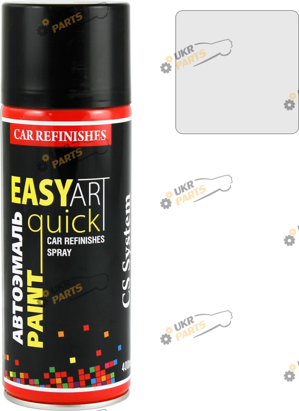 Аэрозольная краска CS System Easy Art Quick Paint 233 белый глянцевый 400 мл (CS1233)