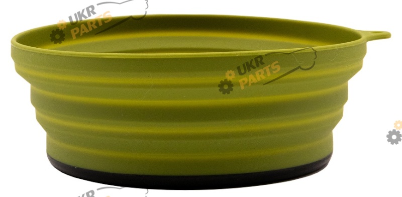 Миска Tramp 0,55 л Тарелка Tramp силиконовая 550 мл (TRC-123-oliva)