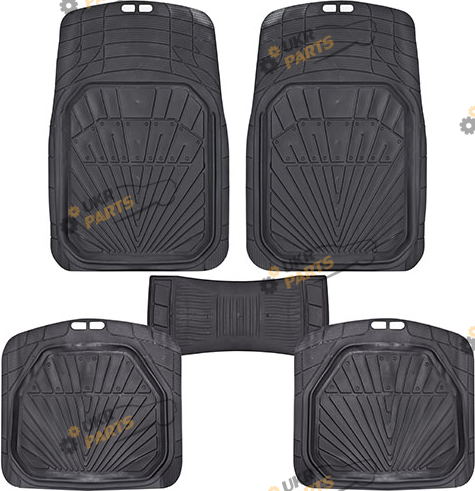 Коврики в салон Vitol PVC КУ-16051 BK 5 шт./компл. чорні 76x52 52x46 50х23 (28036)