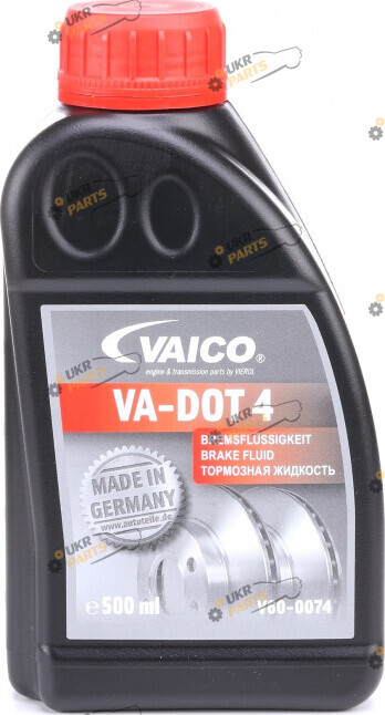 Тормозная жидкость Vaico DOT 4 0.5 л (V60-0074)