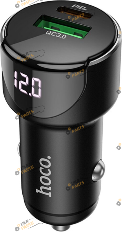 Зарядное устройство Hoco Z42 Light road Black USB/Type-C 3 А (6931474742544)