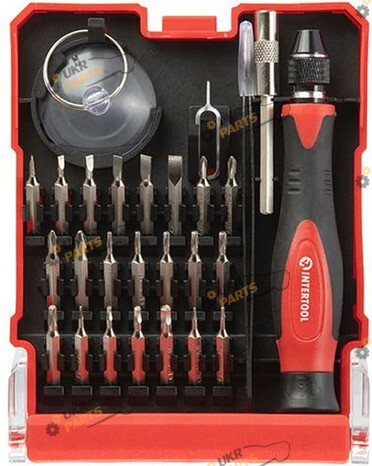 Отвертка с насадками Intertool 29 шт (vt-3336)