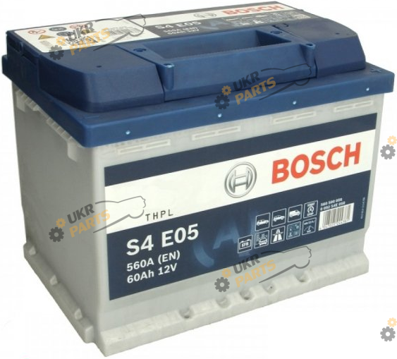 Автомобильный аккумулятор Bosch S4 (S4E 050) 60 Ач (0 092 S4E 050)