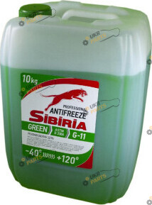 Антифриз Sibiria зелёный 10 л (800090)