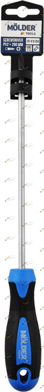 Отвертка MOLDER PH2x200mm 1 шт (MT32111)