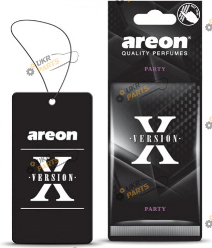 Ароматизатор Areon Х листик с тестером | Party (25459)
