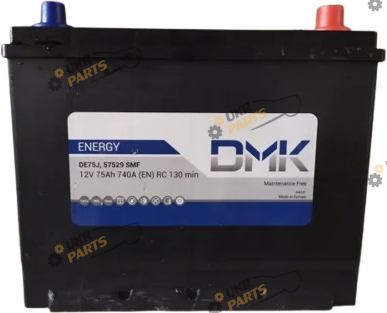 Автомобильный аккумулятор DMK Energy 75 Ач (DE75JX)