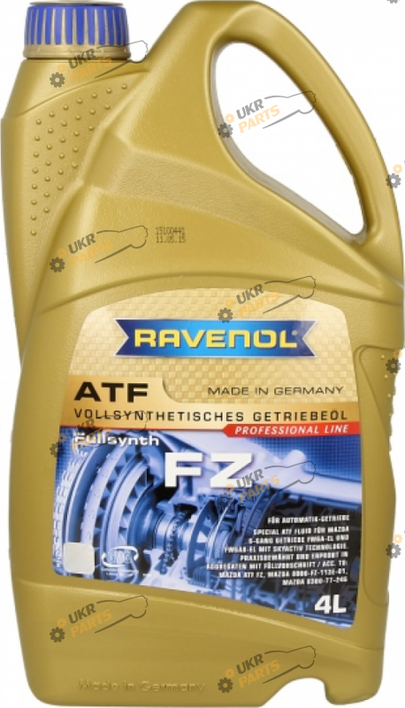 Масло трансмиссионное Ravenol ATF FZ MAZDA 4 л (RAVATFFZMAZDA4L)