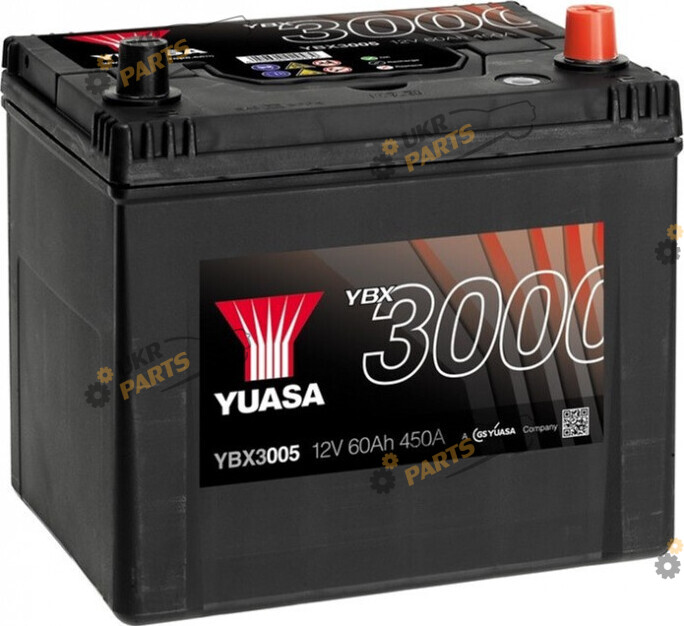 Автомобильный аккумулятор Yuasa SMF Battery Japan 60 Ач (YBX3005)