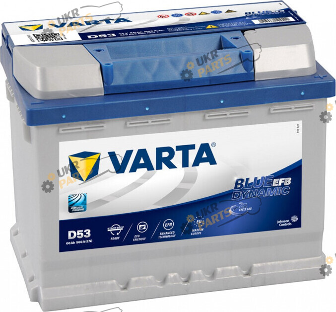Автомобильный аккумулятор Varta Blue Dynamic EFB (Start-Stop) D53 60 Ач (560500056)