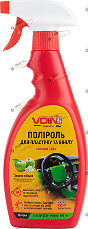 Полироль для пластика Voin матова Яблуко 0.5 л (VP-0531)