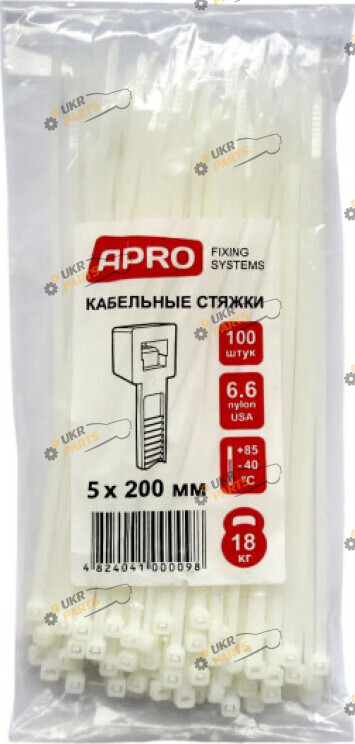 Набор стяжек Apro 100 штук (CT-W5200)