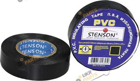 Изолента Stenson черная 50 м / (MH-0032)