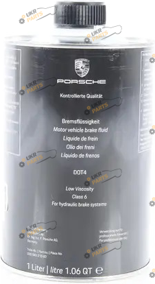 Тормозная жидкость Porsche DOT 4 1 л (00004321082)