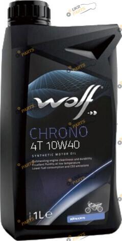 Моторное масло Wolf oil CHRONO 4T 10W-40 1 л (8305719)