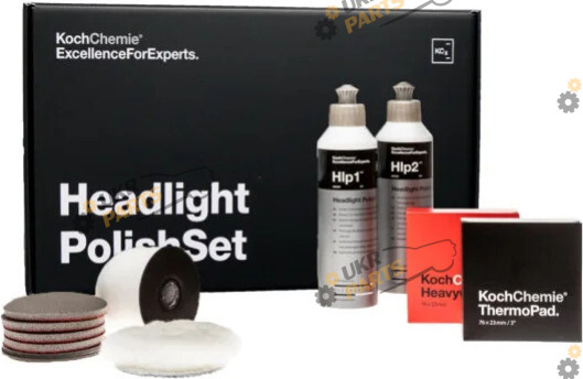 Полироль для фар Koch Chemie Headlight Polish Set (9998185)
