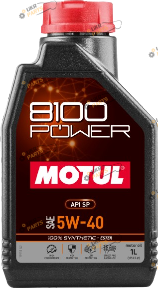 Моторное масло Motul 8100 Power 5W-40 1 л (824601 / 111808)