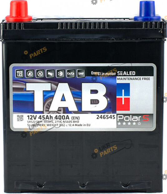 Автомобильный аккумулятор TAB Polar S (1) Japan 45 Ач (246345)