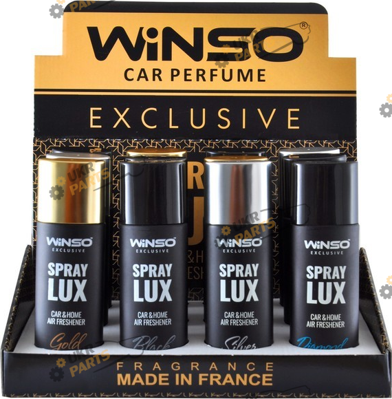 Планшет ароматизаторов Winso Spray Lux Exclusive MIX (12шт/Бокс) | (500005)