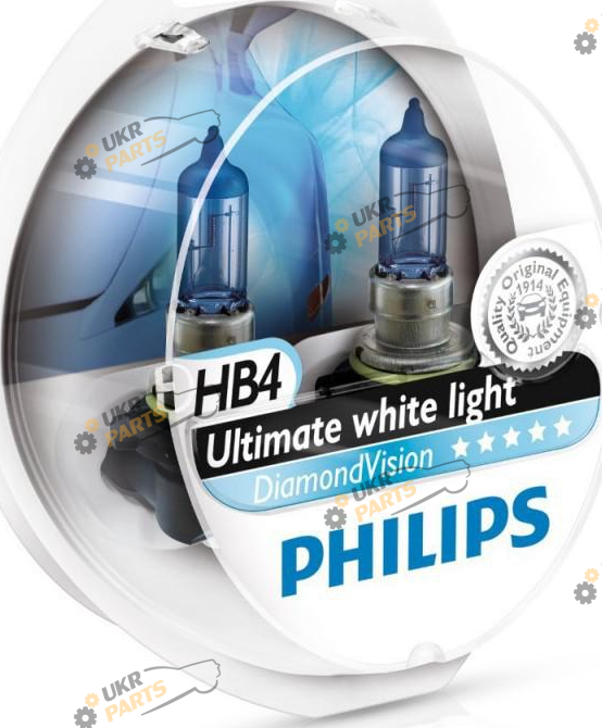 Галогеновая лампа Philips Diamond Vision HB4 2 шт (26411)