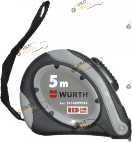 Рулетка Wurth РУЛЕТКА КИШЕНЬКОВА RED-LINE 5м (0714699922)
