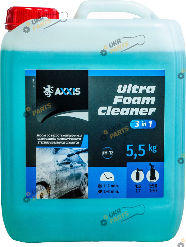 Пена для мойки Axxis Ultra Foam Cleaner 3 в 1 5 л (axx-393)
