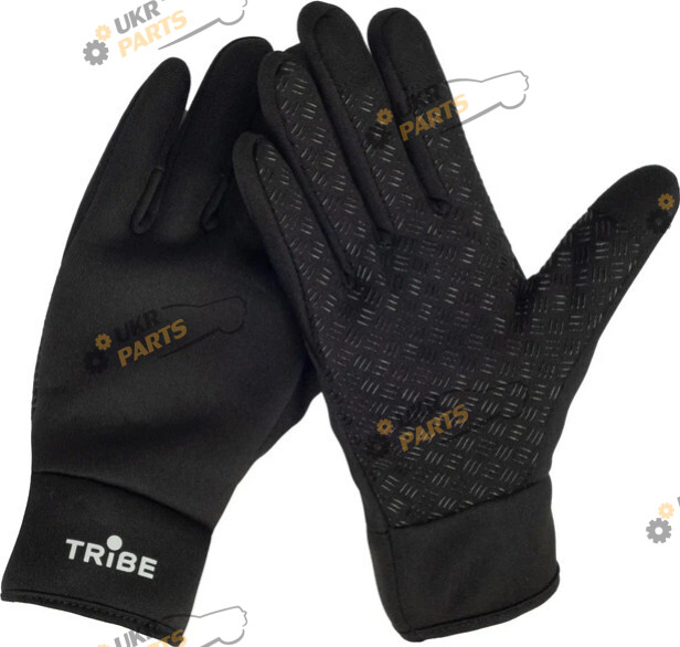 Перчатки черные с антискользящим покрытием M (T-KC-0002-black-M)
