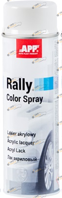 Аэрозольная краска APP Rally Color Spray белый 600 мл (210111 (6))