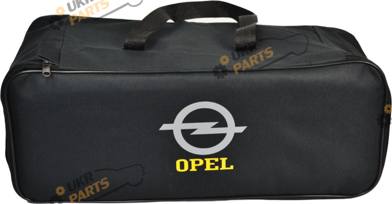 Сумка органайзер Poputchik Opel чорна 1 відділ розмір 45,5 х 18 х 18,5 см 16 л (03-122-1Д)