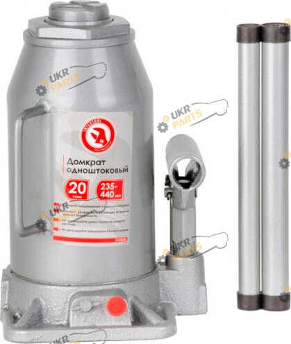 Бутылочный Домкрат Intertool 20 т Гидравлический (GT0028)