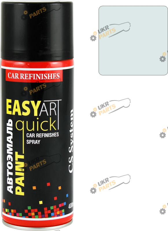 Аэрозольная краска CS System Easy Art Quick Paint 202 белый глянцевый 400 мл (CS1202)